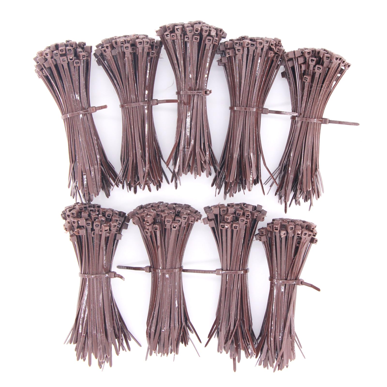 Amazon.com: HAODE FASHION 4 Inch Brown Zip Ties 1000 Pack, 18 lb